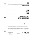 Cessna R182 & TR182 Series 1978 thru 1986 Service Manual D2069-3-13